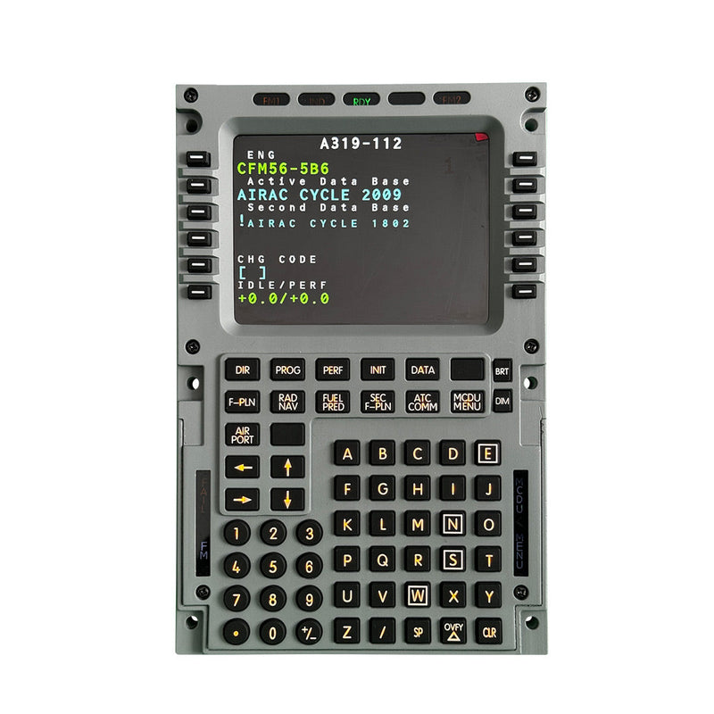 Hoowalt A32X 1 to 1 Scale Metal MCDU Cockpit Panel Instrument Panels