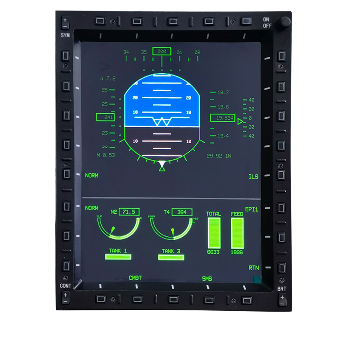 Multi function cockpit display