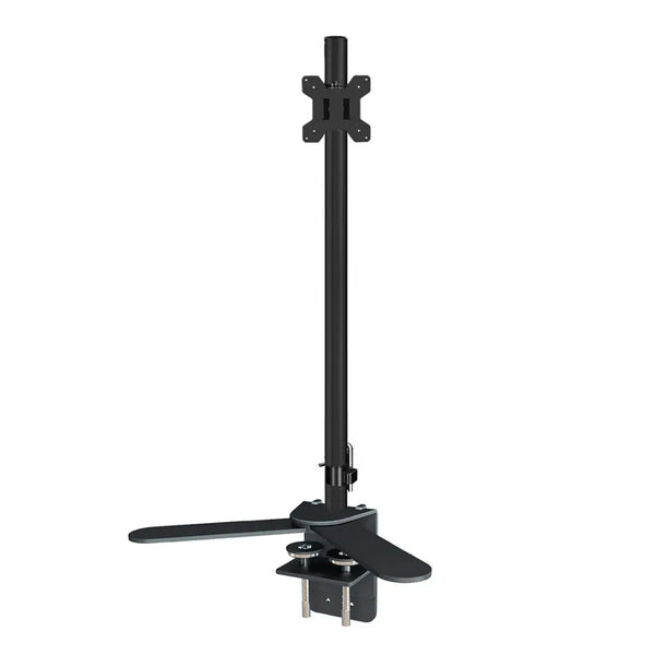 Hoowalt 75cm Height Adjustable Desk Mount with V Clamp and VESA Plate Monitor Mounts and Stands