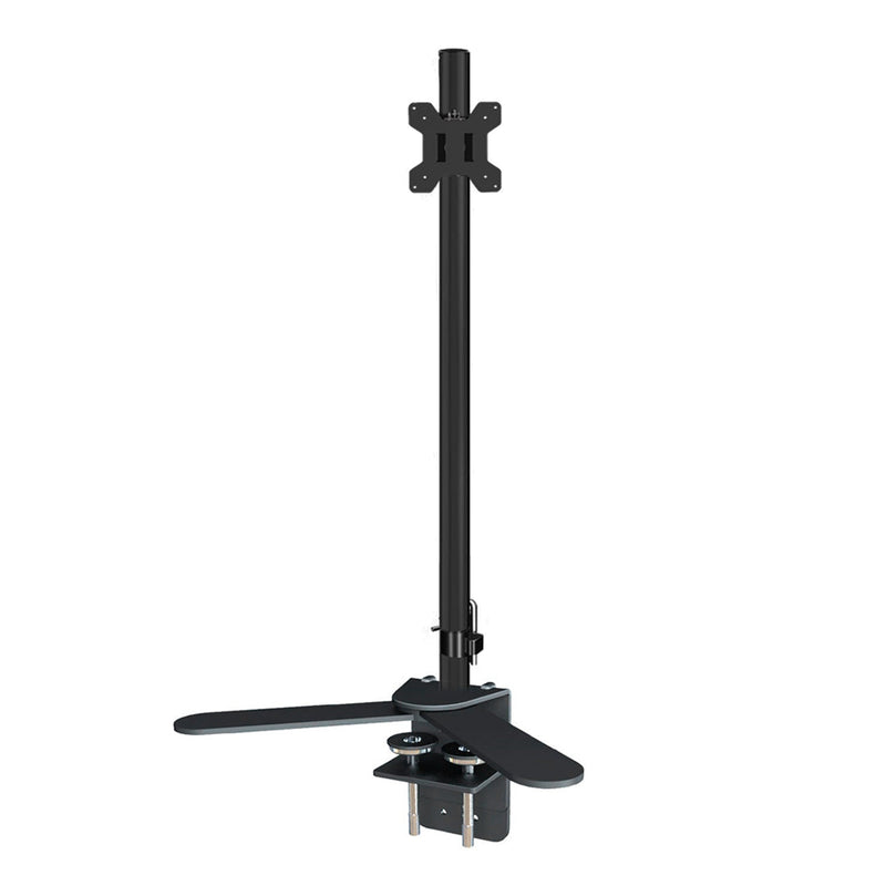 Hoowalt 75cm Height Adjustable Desk Mount with V Clamp and VESA Plate Monitor Mounts and Stands