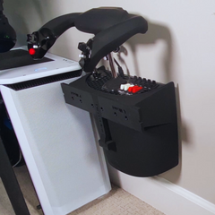Honeycomb Alpha Wall Mount / Yoke Mount / Flight Simulator Accessory for Organized Cockpit Setup MSFS & X-Plane