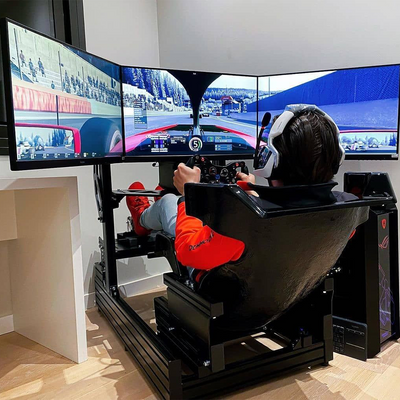 JH-1 Large Motion-Sensing F1 Racing Simulator Cockpit – Triple Screen, 6-Axis Dynamic Seat, MR/VR Ready
