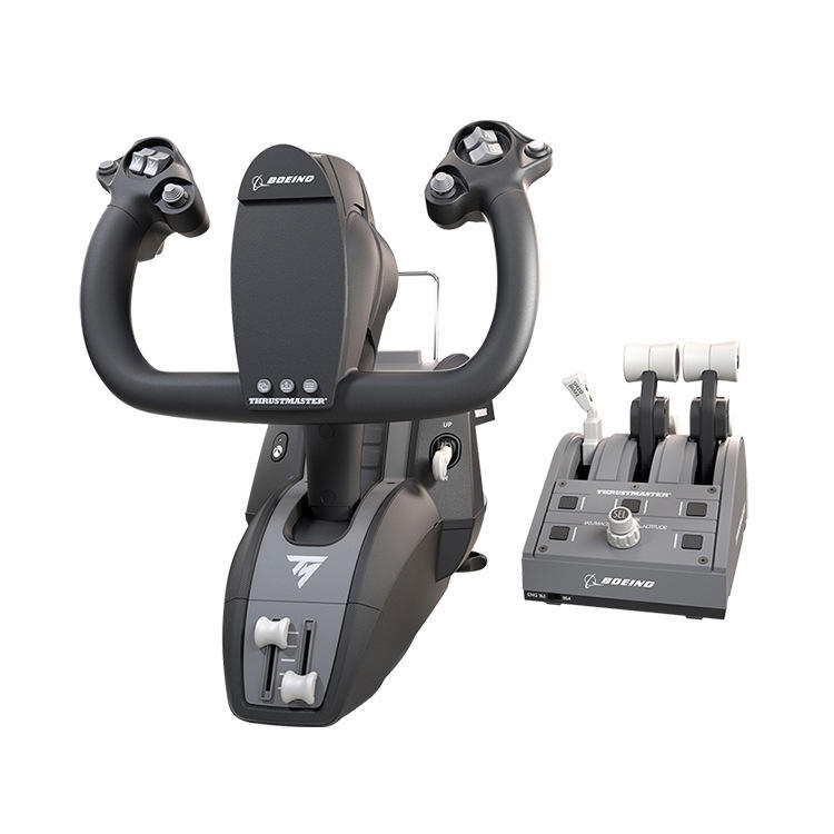 Thrustmaster TCA Yoke Boeing Edition with Throttle Quadrant for PC Flight Simulation