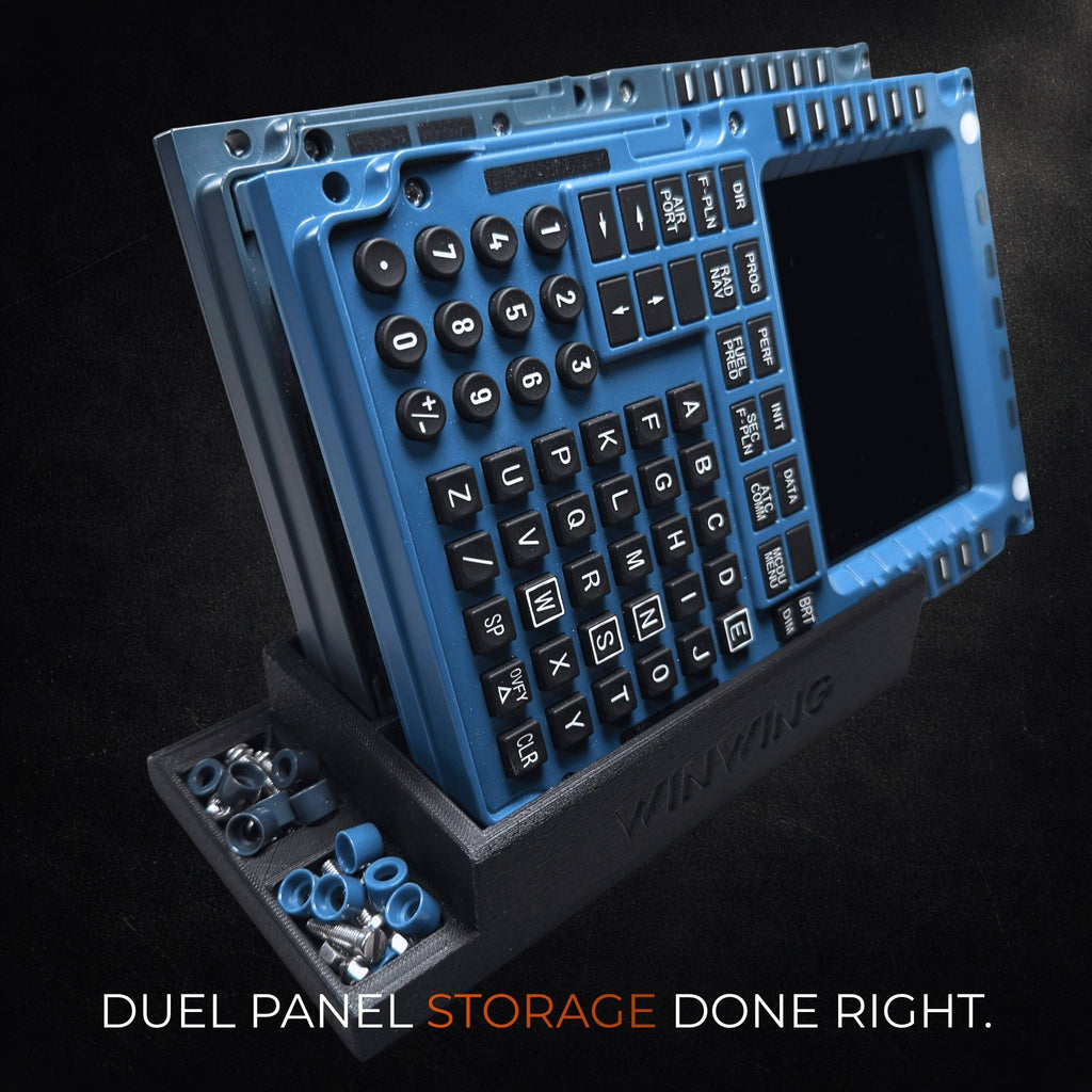 WinCtrl Dual Panel Desk Stand for MCDU and PFP