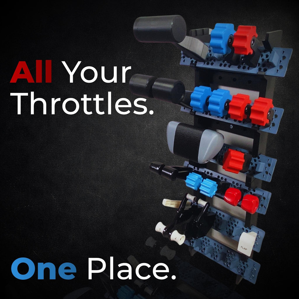 Honeycomb Bravo Modular Throttle Lever Rack System
