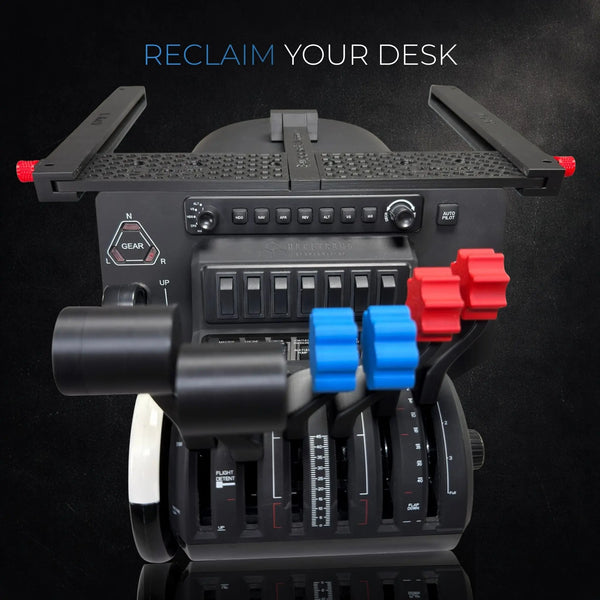 Honeycomb Bravo Sliding Stowaway Under Desk Mount