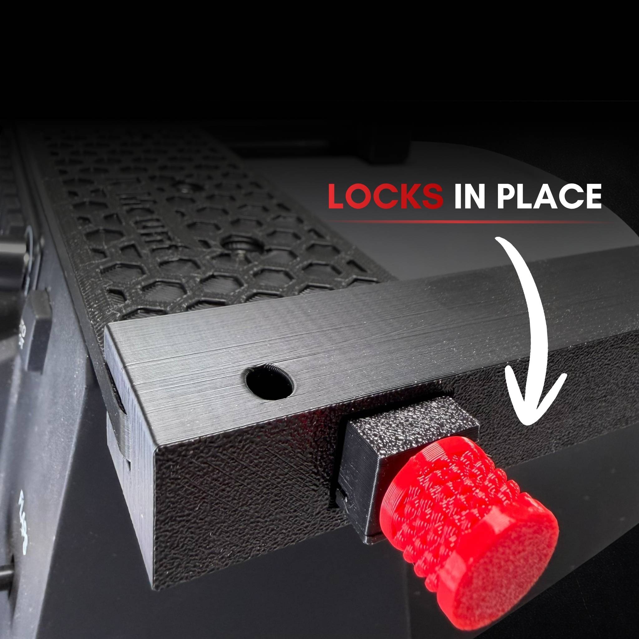 Honeycomb Bravo Sliding Stowaway Under Desk Mount
