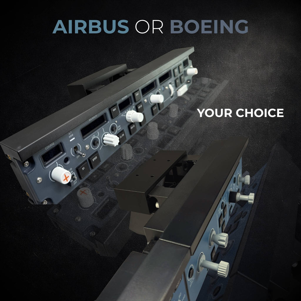 WinCtrl Airbus FCU and Boeing MCP Under Desk Mount