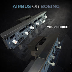 WinCtrl Under Desk Mount for Airbus FCU EFIS and Boeing MCP PAP FMS Panels