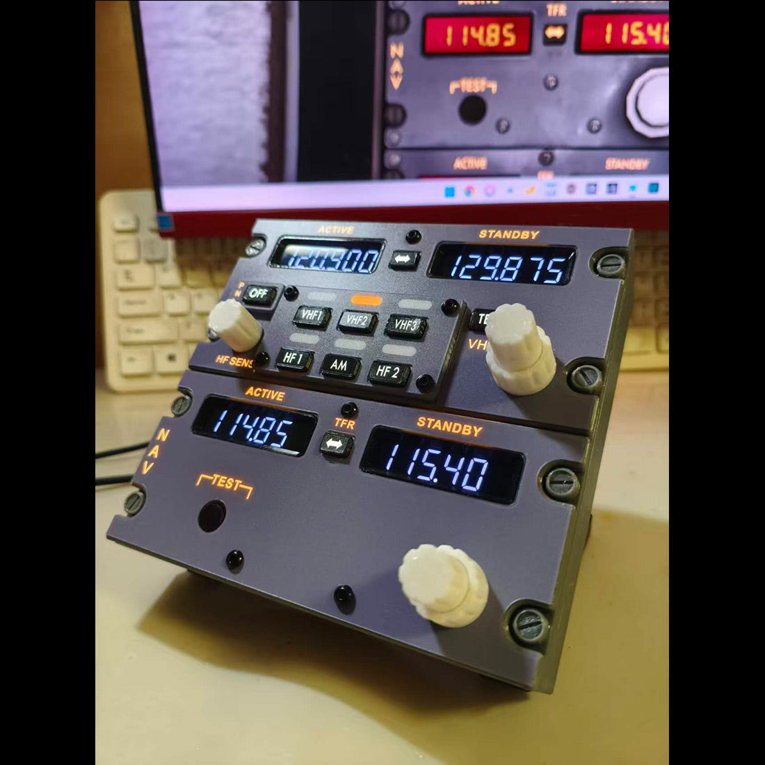 Hoowalt D201 B737 Radio Tuning Panel Radio Nav Panels