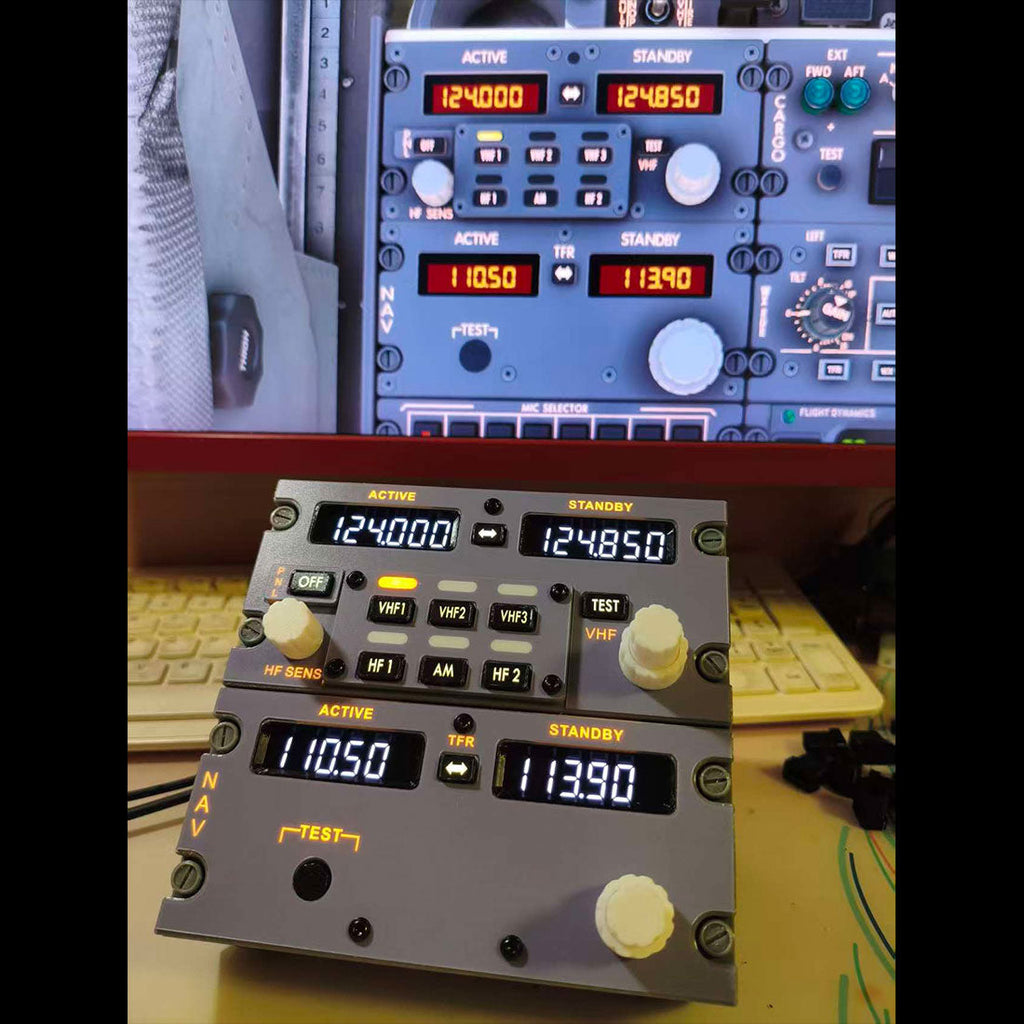 Hoowalt D201 B737 Radio Tuning Panel Radio Nav Panels