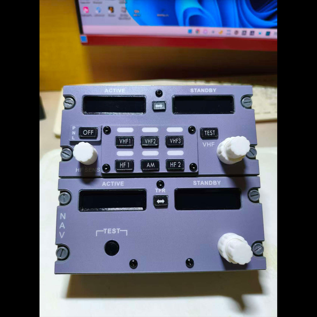 Hoowalt D201 B737 Radio Tuning Panel Radio Nav Panels