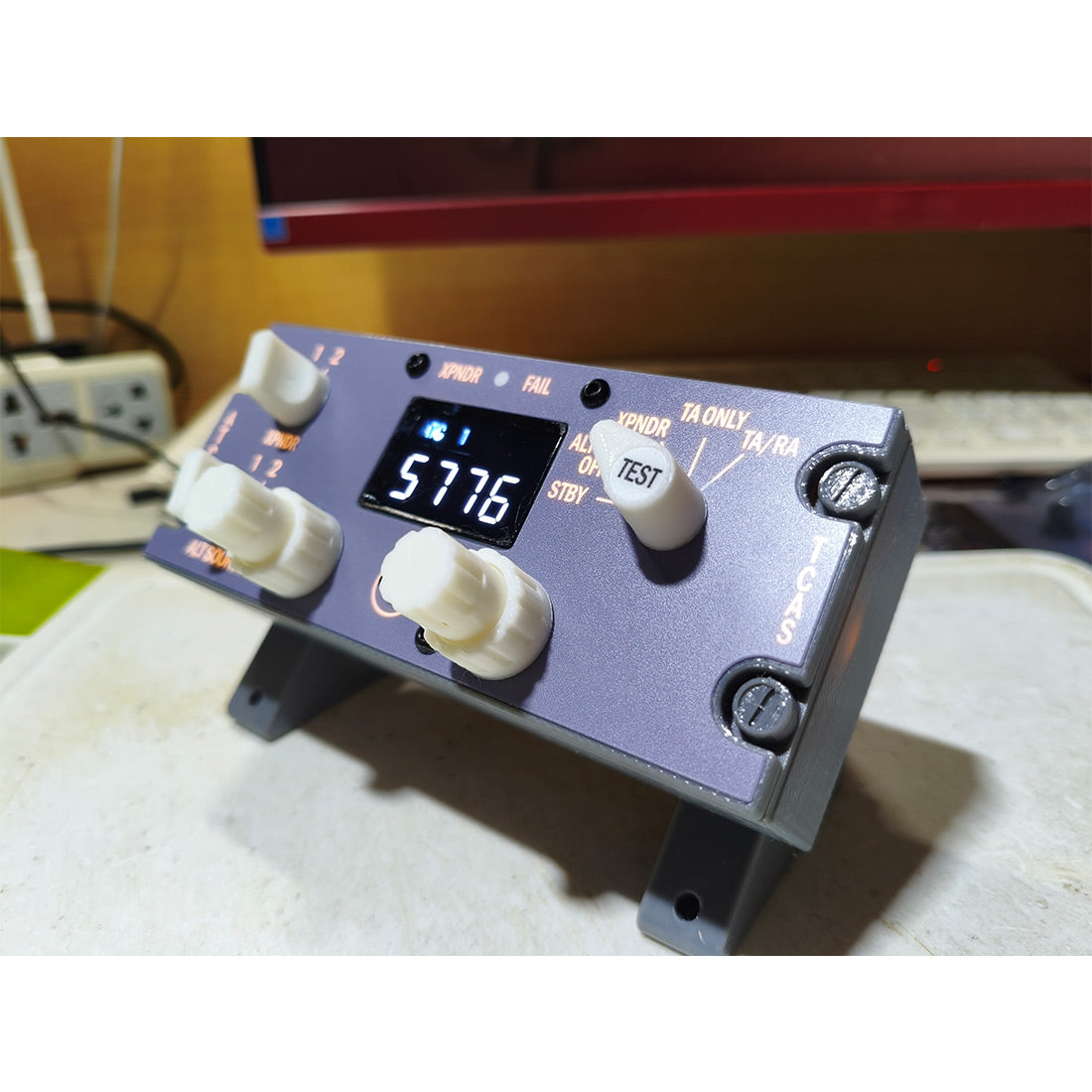 Hoowalt B737 1 to 1 Flight Deck ATC Transponder Panel Radio Nav Panels