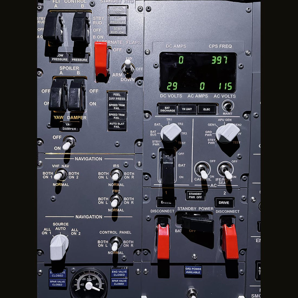 Hoowalt B737 800 Full Scale Front Overhead Panel Instrument Panels