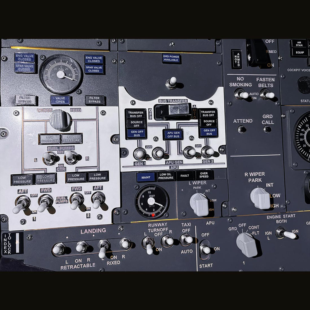 Hoowalt B737 800 Full Scale Front Overhead Panel Instrument Panels