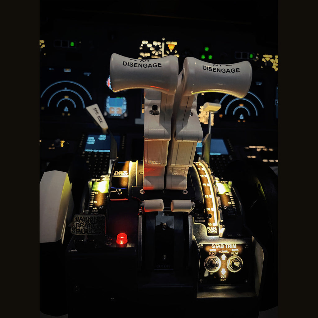 Hoowalt B737 800 Motorized Throttle Quadrant Multi Engine Throttle Systems
