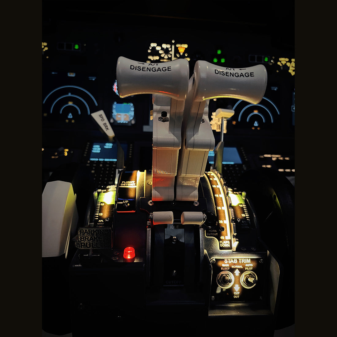 Hoowalt B737 800 Motorized Throttle Quadrant Multi Engine Throttle Systems