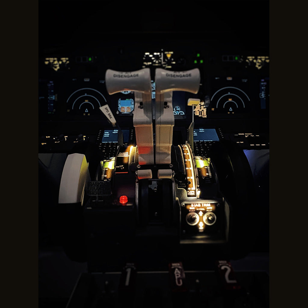 Hoowalt B737 800 Motorized Throttle Quadrant Multi Engine Throttle Systems