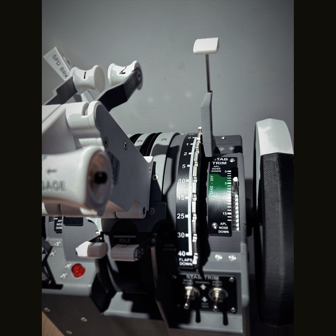 Hoowalt B737 800 Motorized Throttle Quadrant Multi Engine Throttle Systems