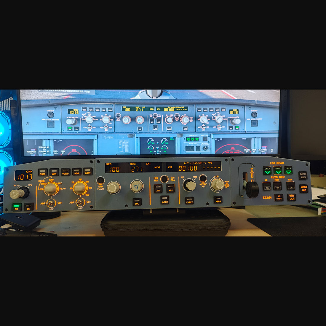 Hoowalt D108 A32X FCU EFIS ECAM All in One Cockpit Panel Instrument Panels