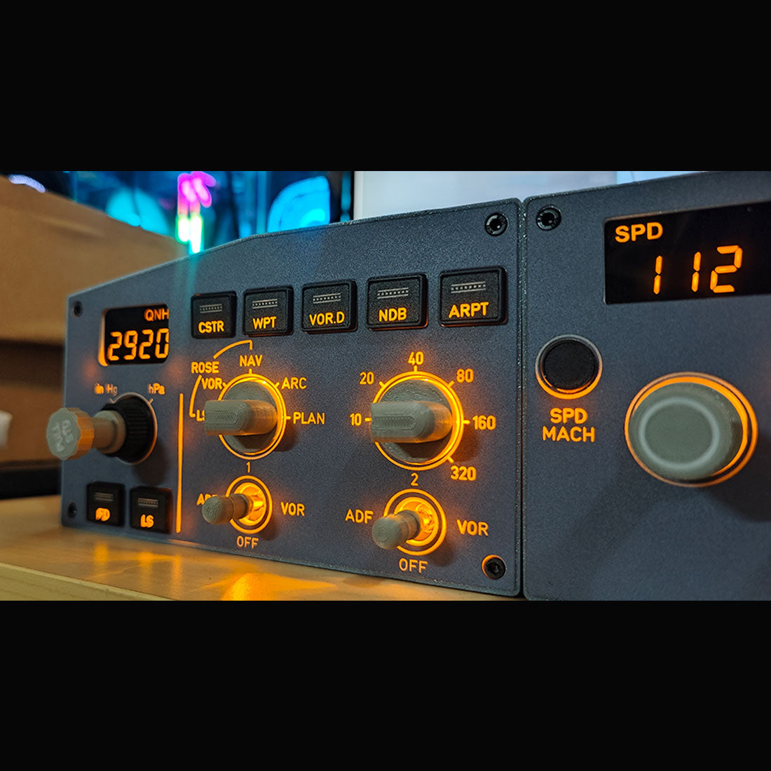 Hoowalt D108 A32X FCU EFIS ECAM All in One Cockpit Panel Instrument Panels