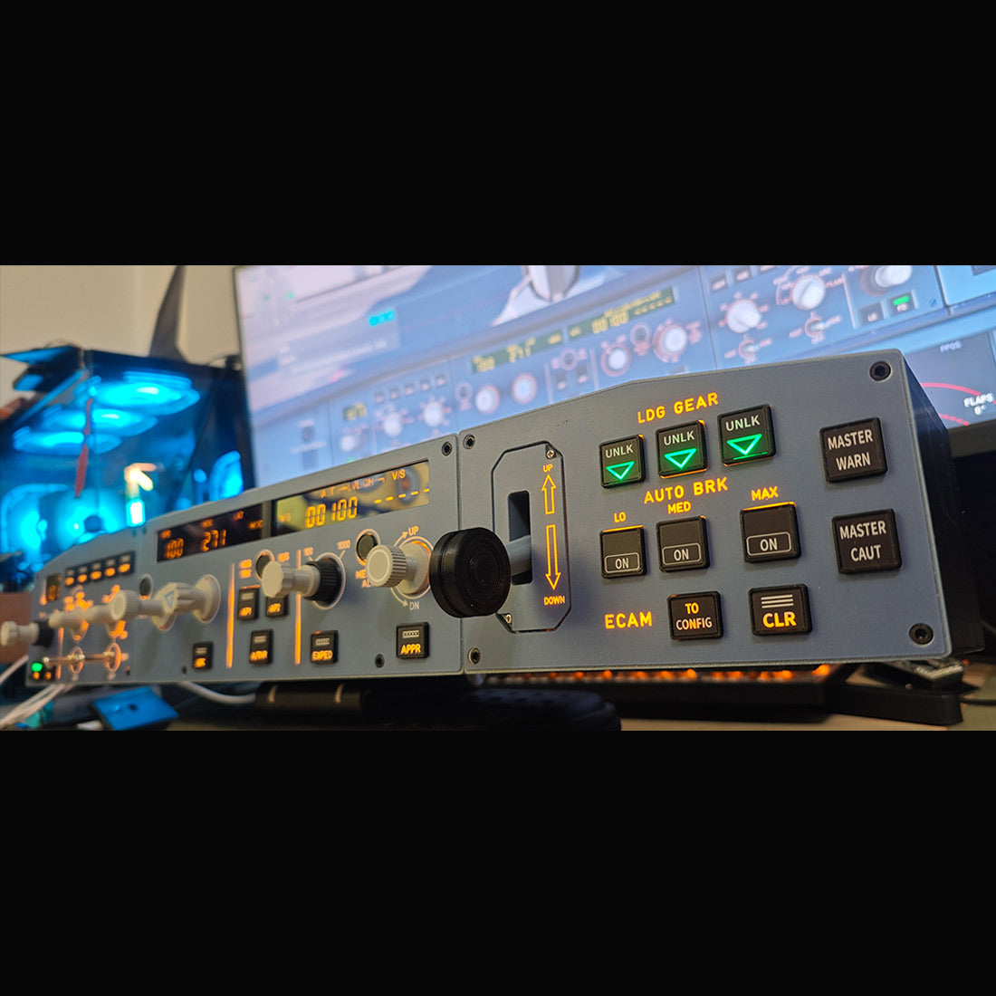 Hoowalt D108 A32X FCU EFIS ECAM All in One Cockpit Panel Instrument Panels