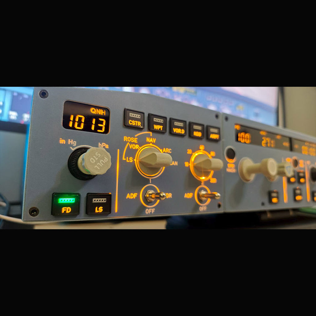Hoowalt D108 A32X FCU EFIS ECAM All in One Cockpit Panel Instrument Panels