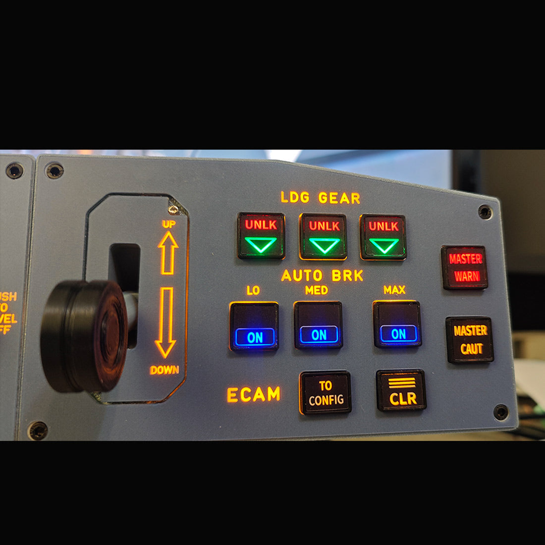 Hoowalt D108 A32X FCU EFIS ECAM All in One Cockpit Panel Instrument Panels