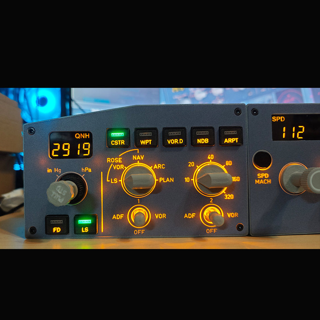 Hoowalt D108 A32X FCU EFIS ECAM All in One Cockpit Panel Instrument Panels