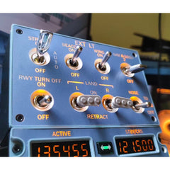 Hoowalt D109 A32X RMP Lighting ATC All in One Panel Instrument Panels