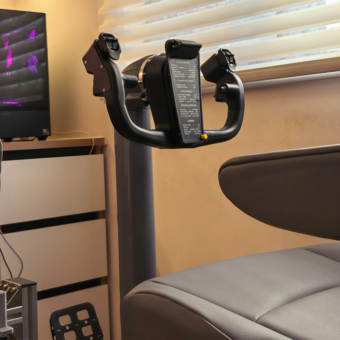 Hoowalt Force Feedback Yoke System with HID Support Yokes and Control Columns