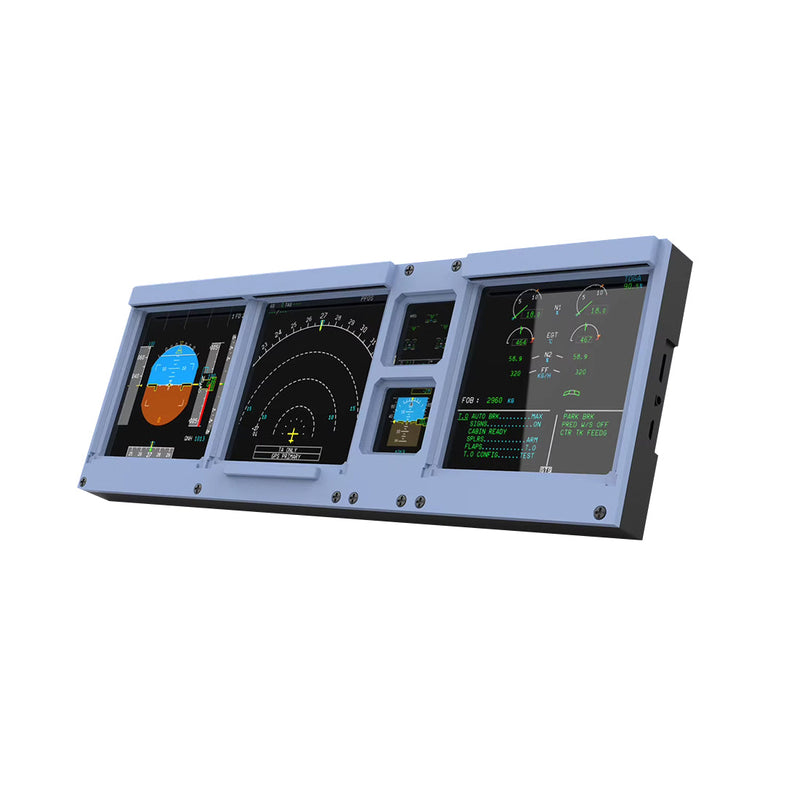 Hoowalt D106 A32X 4-in-1 PFD ND ECAM Display Multi-Function Displays