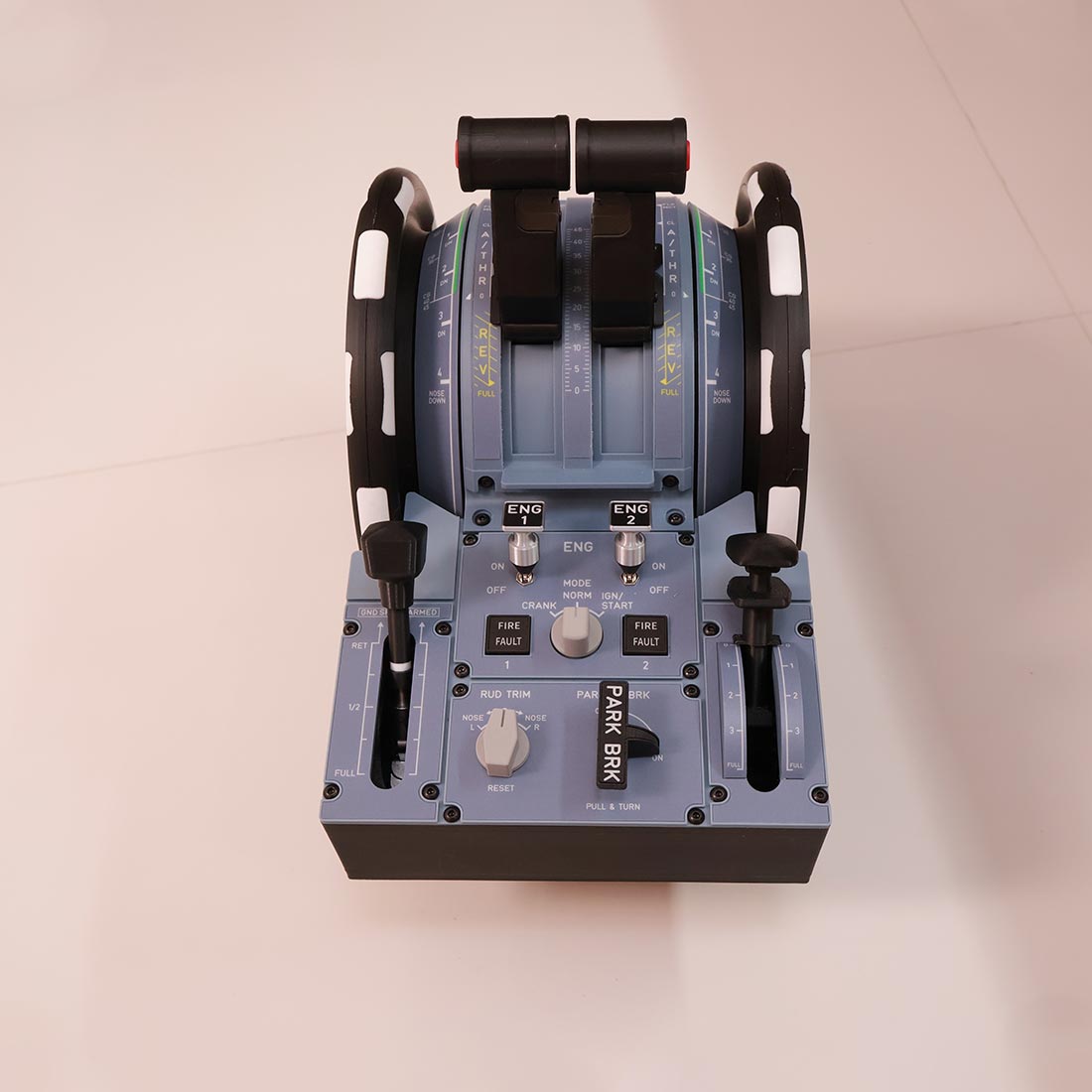 Hoowalt D107 V2 A32X Motorized Throttle Quadrant Multi-Engine Throttle Systems