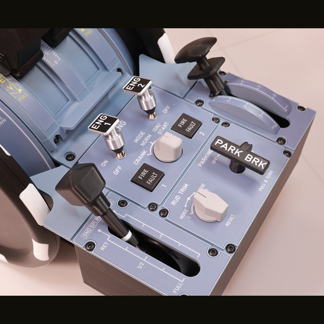 Hoowalt D107 V2 A32X Motorized Throttle Quadrant Multi-Engine Throttle Systems