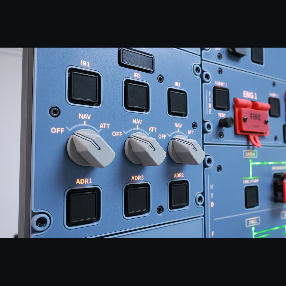 Hoowalt D111 A32X Near Full Scale Overhead Panel Instrument Panels