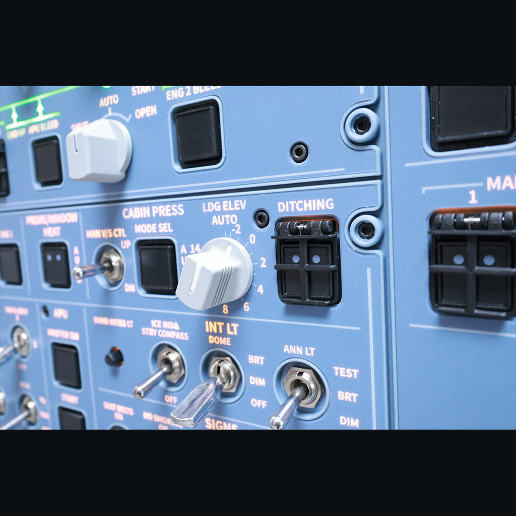 Hoowalt D111 A32X Near Full Scale Overhead Panel Instrument Panels
