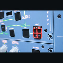 Hoowalt D111 A32X Near Full Scale Overhead Panel Instrument Panels