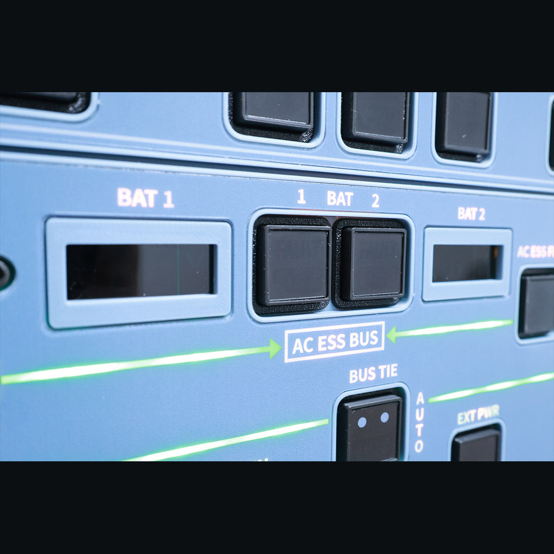 Hoowalt D111 A32X Near Full Scale Overhead Panel Instrument Panels