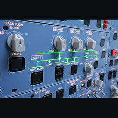 Hoowalt D111 A32X Near Full Scale Overhead Panel Instrument Panels