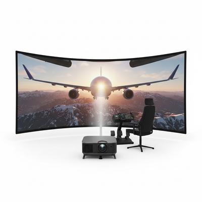 Foundry SimProject 4K Projector & Screen Bundle