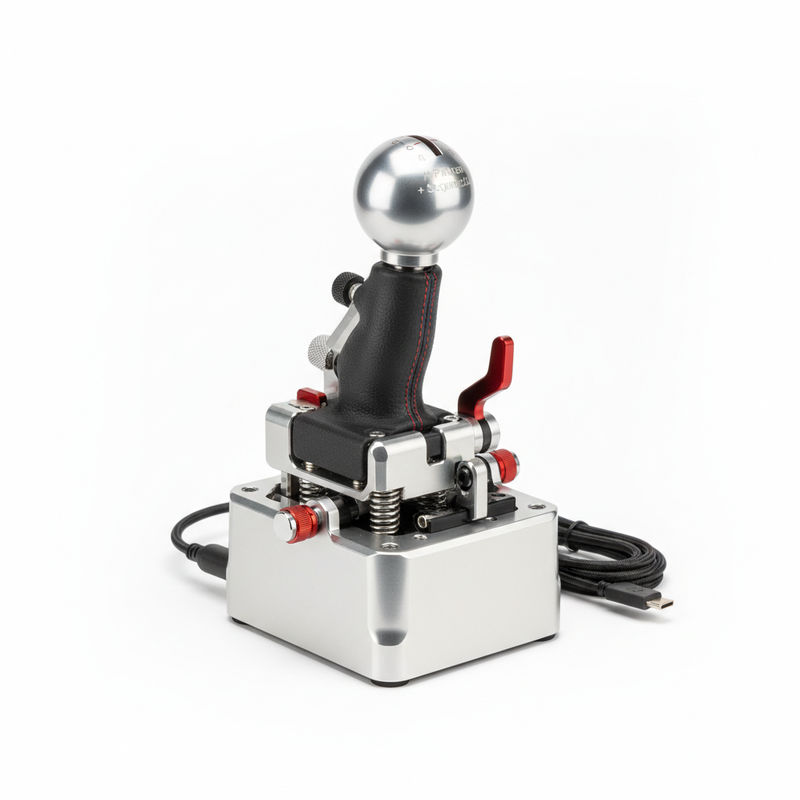 Sim Racing Sequential Shifter on white background
