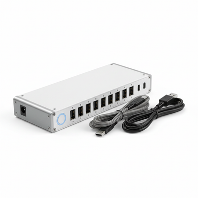Foundry SimHub 10-Port Powered USB Hub