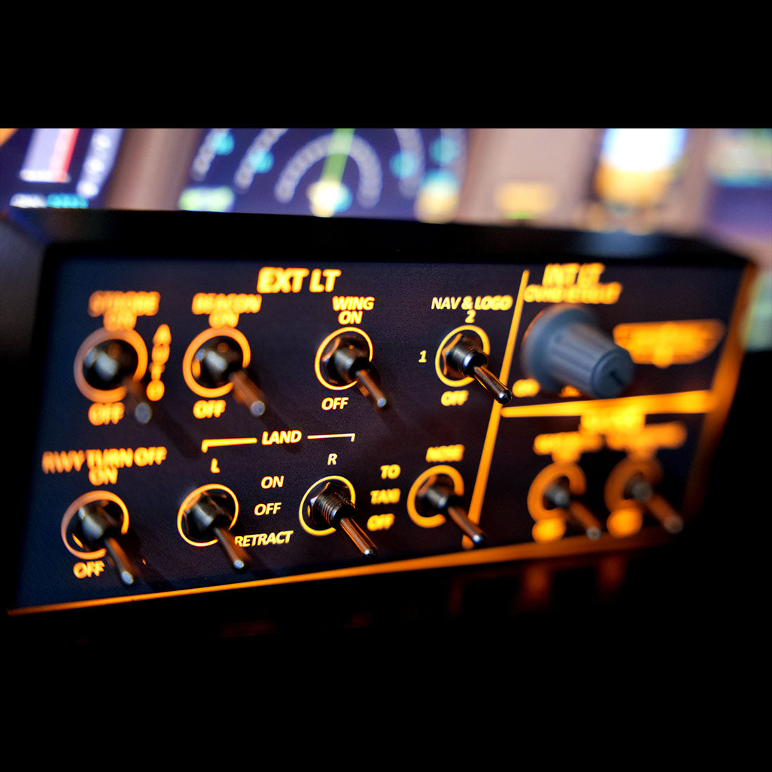 Rowsfire A101 V3.0 A32X Mini Backlit Overhead Panel Instrument Panels