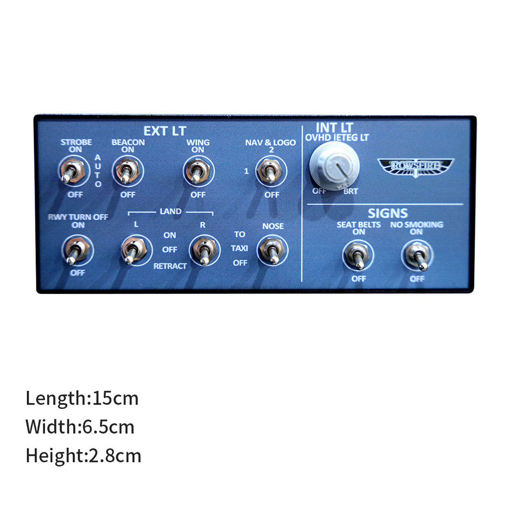 Rowsfire A101 V3.0 A32X Mini Backlit Overhead Panel Instrument Panels