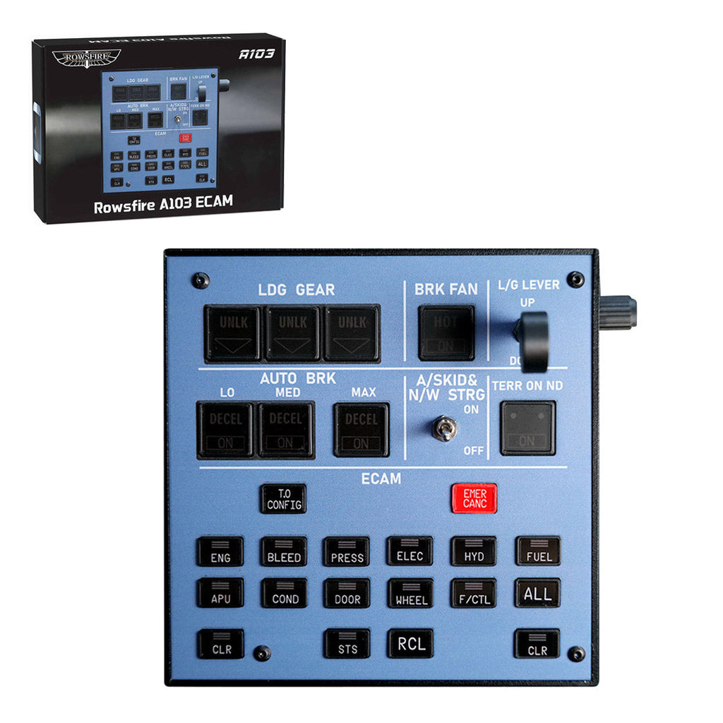 Rowsfire A103 V3.0 A32X ECAM Landing Gear Indicator Panel Instrument Panels