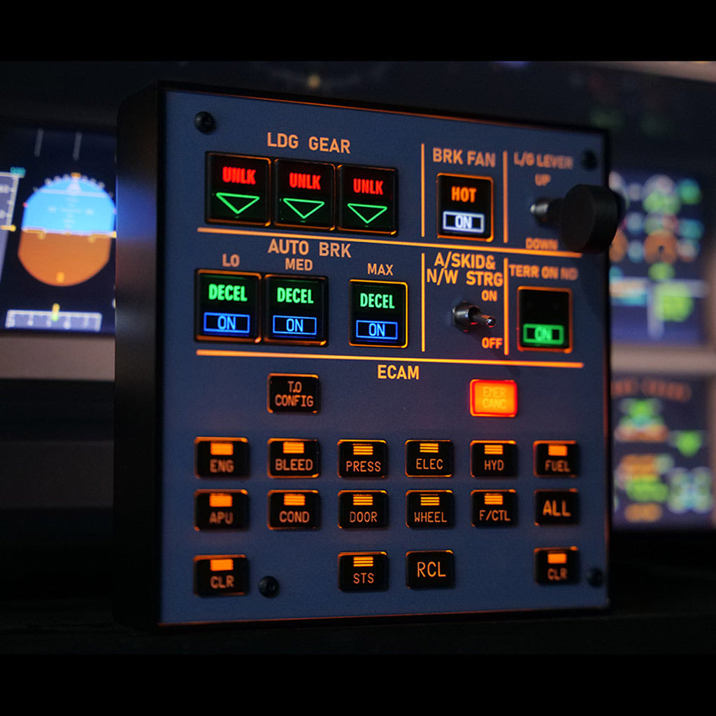 Rowsfire A103 V3.0 A32X ECAM Landing Gear Indicator Panel Instrument Panels