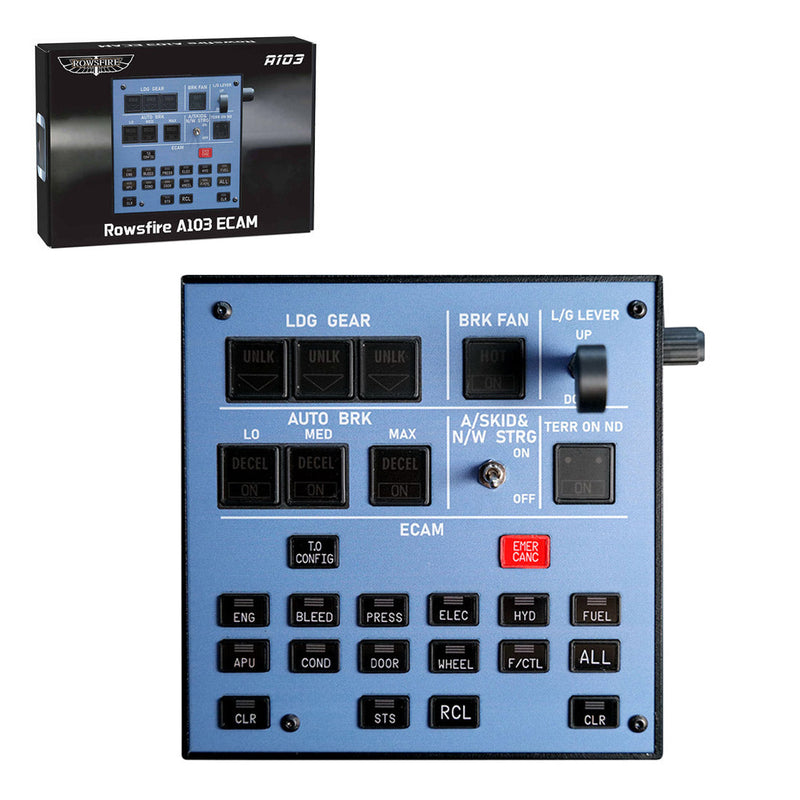 Rowsfire A103 V3.0 A32X ECAM Landing Gear Indicator Panel Instrument Panels