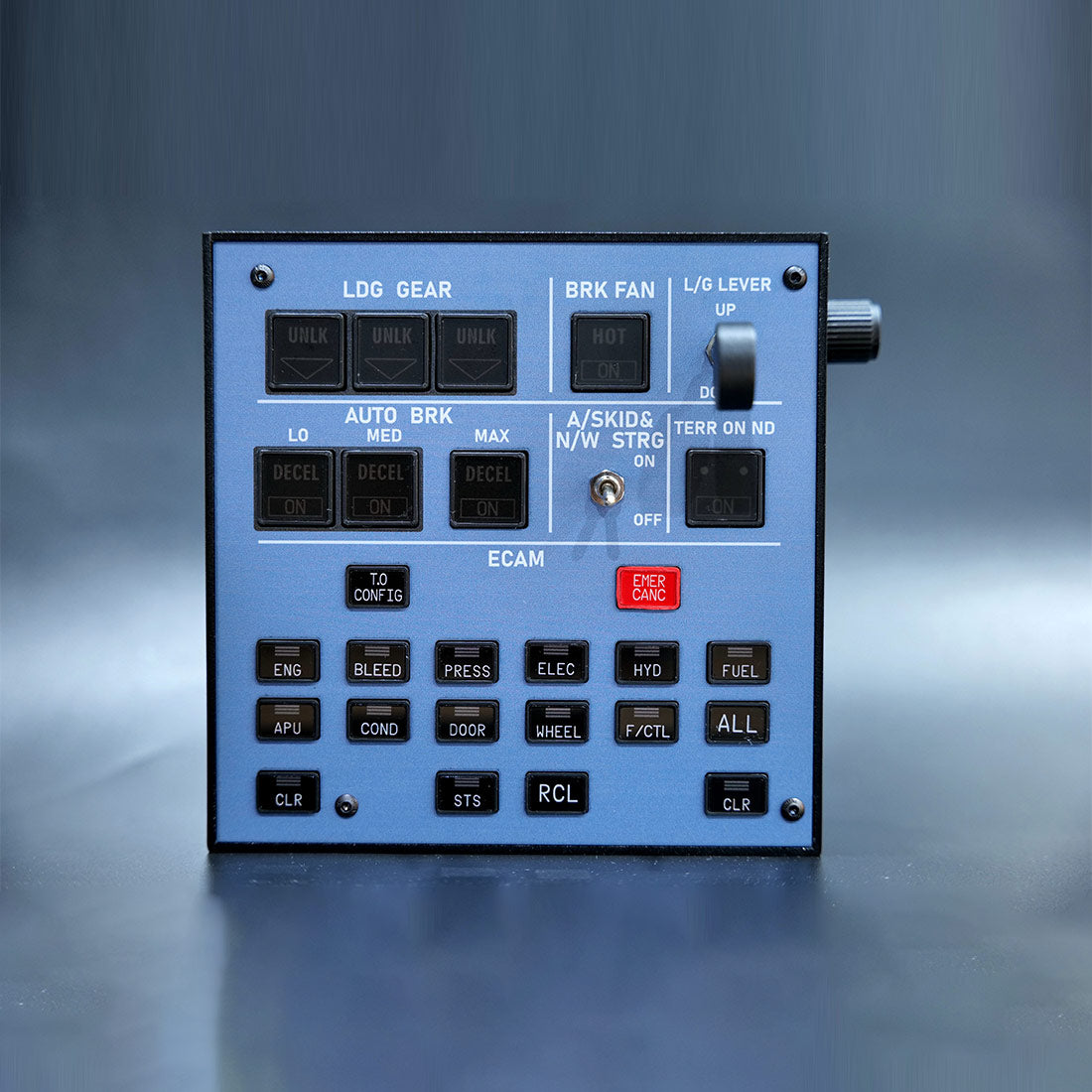 Rowsfire A103 V3.0 A32X ECAM Landing Gear Indicator Panel Instrument Panels