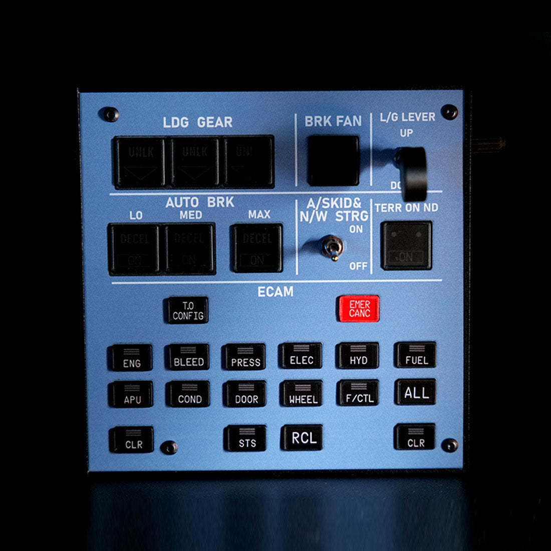 Rowsfire A103 V3.0 A32X ECAM Landing Gear Indicator Panel Instrument Panels