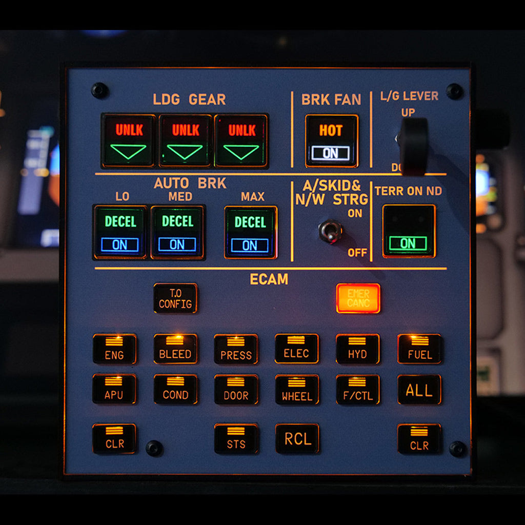 Rowsfire A103 V3.0 A32X ECAM Landing Gear Indicator Panel Instrument Panels
